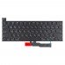 Клавиатура для ноутбука MacBook Pro 13" A2251 2020 года, RU/UA, Black, (горизонтальный Enter)