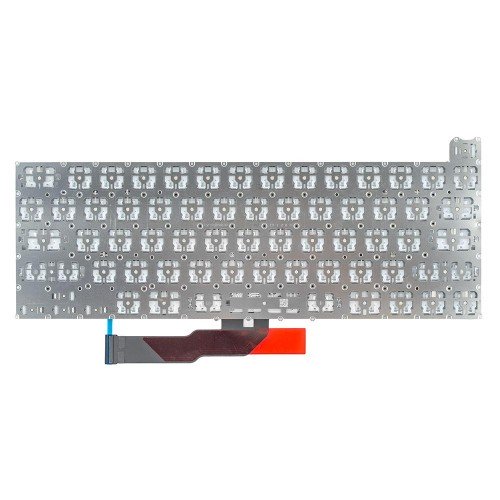 Клавиатура для ноутбука MacBook Pro 13" A2251 2020 года, RU/UA, Black, (горизонтальный Enter)