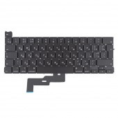 Клавиатура для MacBook Pro 13" A2289 2020 года, RU/UA, Black, (вертикальный Enter)