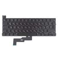 Клавіатура для MacBook Pro 13" A2289 2020 року, RU/UA, Black, (вертикальний Enter)