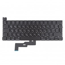 Клавиатура для MacBook Pro 13" A2289 2020 года, RU/UA, Black, (вертикальный Enter)