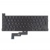 Клавиатура для ноутбука MacBook Pro 13" A2289 2020 года, RU/UA, Black, (вертикальный Enter)