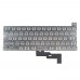 Клавиатура для ноутбука MacBook Pro 13" A2289 2020 года, RU/UA, Black, (вертикальный Enter)