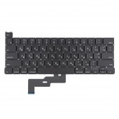 Клавиатура для MacBook Pro 13" A2289 2020 года, RU/UA, Black, (горизонтальный Enter)