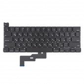 Клавиатура для MacBook Pro 13" A2289 2020 года, RU/UA, Black, (горизонтальный Enter)