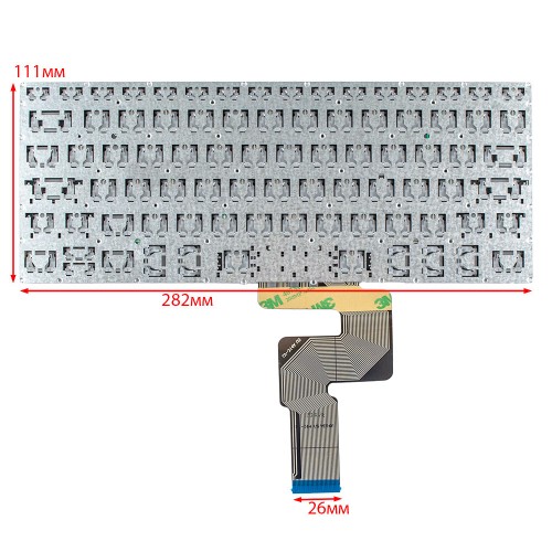 Клавіатура для ноутбука Lenovo IdeaPad V130-14 V330-14 Yoga 520-14IKB 720-15IKB Flex 5-1470 5-1570, RU