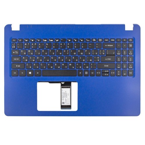 Верхняя крышка для ноутбука Acer Aspire A315-42 A315-42G A315-54 A315-54K, RU/UA, (Blue, топкейс+клавиатура, 6B.HHQN2.009, Original)