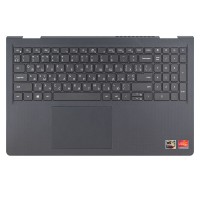 Корпус верхняя крышка для Dell Vostro 15 3510 3520 3525 series, RU/UA, (Grey, топкейс+клавиатура, 0TPXKP, Original)