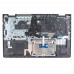 Корпус верхняя крышка для ноутбука Dell Vostro 15 3510 3520 3525 series, RU/UA, (Grey, топкейс+клавиатура, 0TPXKP, Original)