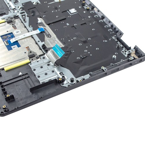 Корпус верхняя крышка для ноутбука Dell Vostro 15 3510 3520 3525 series, RU/UA, (Grey, топкейс+клавиатура, 0TPXKP, Original)