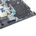 Корпус верхняя крышка для ноутбука Dell Vostro 15 3510 3520 3525 series, RU/UA, (Grey, топкейс+клавиатура, 0TPXKP, Original)