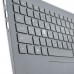 Корпус верхняя крышка для ноутбука Dell Vostro 15 3510 3520 3525 series, RU/UA, (Grey, топкейс+клавиатура, 0TPXKP, Original)