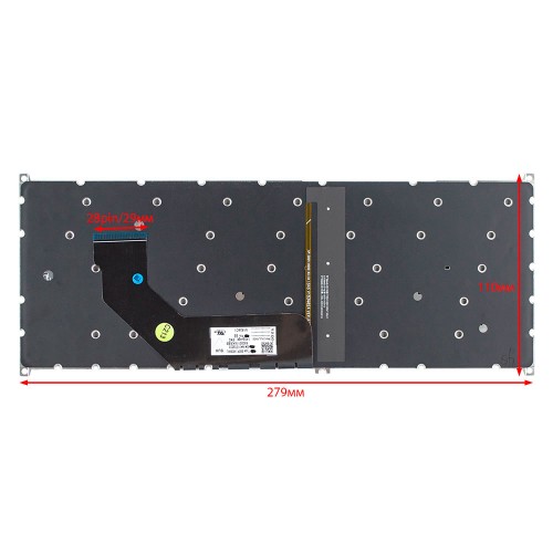 Клавиатура для ноутбука Acer Swift 3 SF314-41 SF514-51 SF314-52G SF314-53 SF314-55G, RU/UA, Black, (версия 1, с подсветкой, Original)