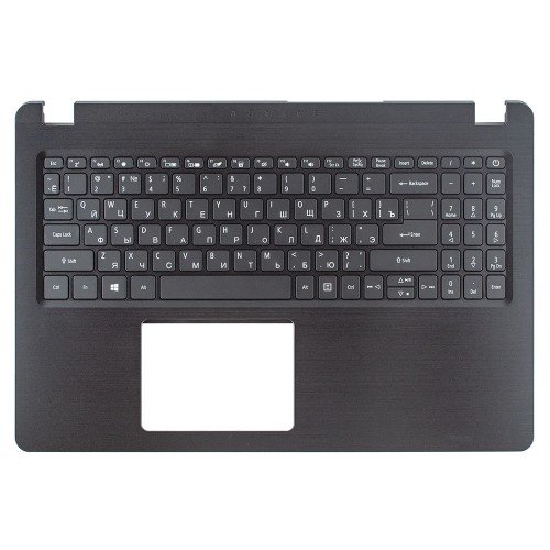 Корпус верхняя крышка для ноутбука Acer Aspire A515-52G, RU, Black, (6B.H3EN2.005, топкейс+клавиатура с подсветкой, C Cover, Original)