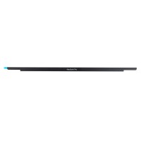Декоративна панель з лого для MacBook Pro Retina 15" A1707 A1990, (скло, 345мм, Silver Logo)