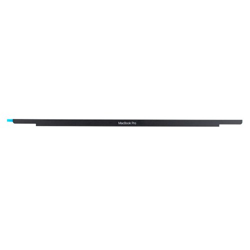 Декоративная панель с лого для MacBook Pro Retina 15" A1707 A1990, (стекло, 345мм, Silver Logo)