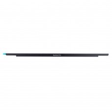 Декоративна панель з лого для MacBook Pro Retina 15" A1707 A1990, (скло, 345мм, Silver Logo)