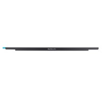 Декоративная панель с лого для MacBook Pro A1706 A1708 A1989 A2289 A2159 A2251 A2338, (стекло, 300мм, Silver)