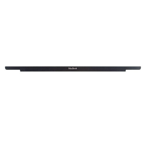 Декоративная панель с лого для MacBook Retina 12" A1534, (стекло, 276мм, Silver Logo)