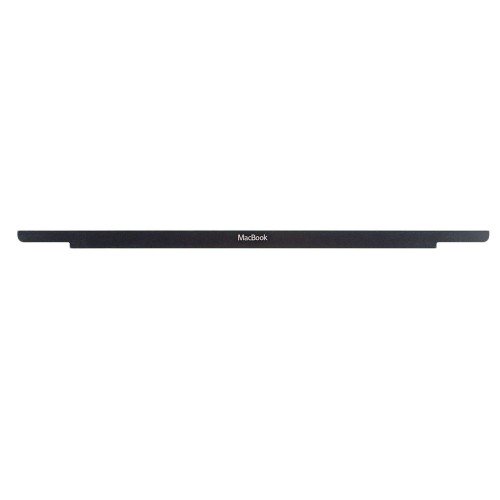 Декоративная панель с лого для MacBook Retina 12" A1534, (стекло, 276мм, Silver Logo)