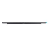 Декоративная панель с лого для MacBook Air 13" A1932 A2337 A2179, (стекло, 300мм, Gray Logo)