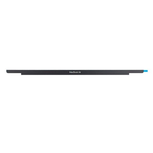 Декоративная панель с лого для MacBook Air 13" A1932 A2337 A2179, (стекло, 300мм, Gray Logo)