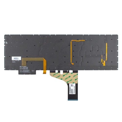 Клавіатура для ноутбука HP Omen 17-AN series, RU/UA, (чорна, з RGB підсвіткою, L13078-001, HPM17L13USJ920, Original)