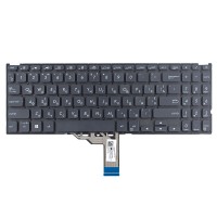 Клавіатура для Asus A512 F512 K512 S512 X512 series, RU/UA, (Black, с підсвіткою, Original)