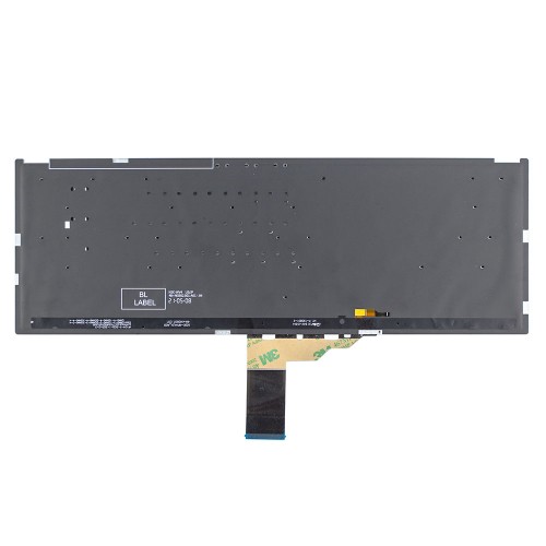 Клавиатура для ноутбука Asus A512 F512 K512 S512 X512 series, RU/UA, (Black, с подсветкой, Original)