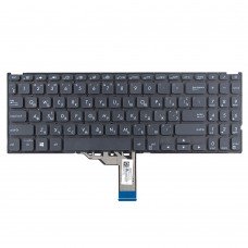 Клавіатура для Asus A512 F512 K512 S512 X512 series, RU/UA, (Black, с підсвіткою, Original)