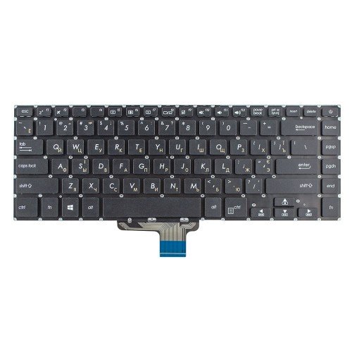 Клавіатура для ноутбука Asus VivoBook 15 F510U K510U R520U S501U S510U X510U series, RU/UA, Black