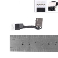Роз'єм гніздо живлення для Dell Latitude E7240 E7250 5480 7480 E7480 E7490 E7491, (Version 1, з проводом/кабелем)