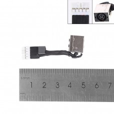 Роз'єм гніздо живлення для Dell Latitude E7240 E7250 5480 7480 E7480 E7490 E7491, (Version 1, з проводом/кабелем)