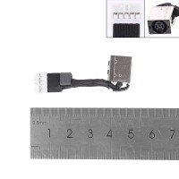Роз'єм гніздо живлення для Dell Latitude E7240 E7250 5480 7480 E7480 E7490 E7491, (Version 1, з проводом/кабелем)
