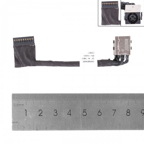 Разъем гнездо питания для ноутбука Dell Inspiron 15 G5 5587 G7 7577 7587 7588 P72F, (7.4*5.0мм, с проводом/кабелем)