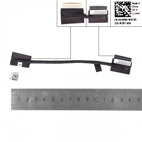 Кабель підключення батареї для ноутбука Dell Latitude 3300 3310, 14см, 0VJMM0, 450.0FN07.0001