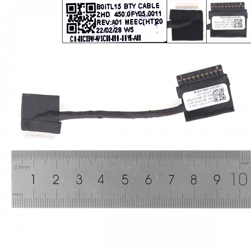 Кабель підключення батареї для ноутбука Dell Latitude 3500 P86F, 0RC33W, RC33W, 450.0FY05.0001, 450.0FY05.0011