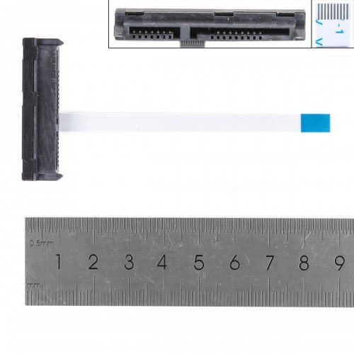 Шлейф Sata HDD/SSD для ноутбука Asus G531 G531GD G531GT G531GU G531GV G531GW, 14010-00680500 10pin 0.5mm L=84