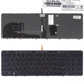 Клавиатура для HP EliteBook 755 G3 850 G3 850 G4 ZBook 15u G3 G4, RU, (Black/Gray, с трекпоинтом, с подсветкой, 821157-251, 6037B0116722)