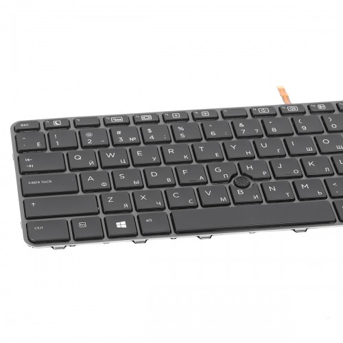 Клавиатура для ноутбука HP EliteBook 755 G3 850 G3 850 G4 ZBook 15u G3 G4, RU, (Black/Gray, с трекпоинтом, с подсветкой, 821157-251, 6037B0116722) Клавиатура для ноутбука HP EliteBook 755 G3 850 G3 850 G4 ZBook 15u G3 G4, RU, (Black/Gray, с трекпоинтом, с подсветкой, 821157-251, 6037B0116722)
