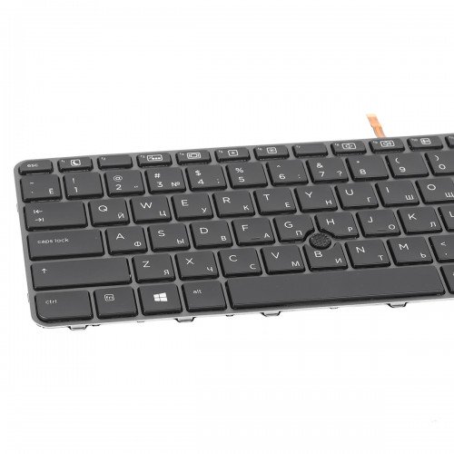 Клавіатура для ноутбука HP EliteBook 755 G3 850 G3 850 G4 ZBook 15u G3 G4, RU, (Black/Gray, з трекпоінтом, з підсвіткою, 821157-251, 6037B0116722)