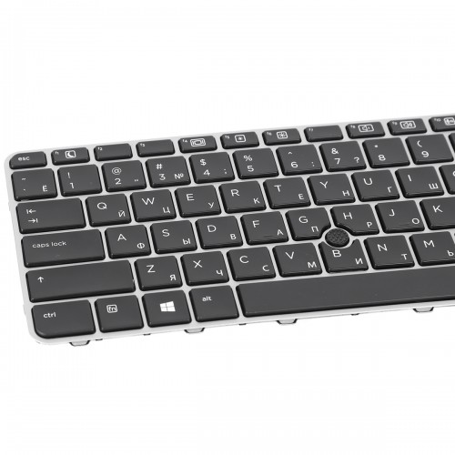 Клавиатура для ноутбука HP EliteBook 755 G3 850 G3 850 G4 ZBook 15u G3 G4, RU, (серая рамка, с трекпоинтом, 819898-251)