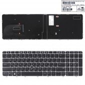 Клавіатура для HP EliteBook 755 G3 850 G3 850 G4 ZBook 15u G3 G4, RU, (сіра рамка, з трекпоінтом, 819898-251)