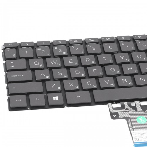 Клавиатура для ноутбука HP Pavilion 13-an series, RU, (Gray, с подсветкой, L13650-251)