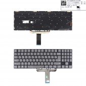 Клавиатура для Lenovo Legion Y730-17ICH Y740-17IRH 81HG 81HH 81UG 81UJ, RU, (Gray, RGB-backlight, Original)