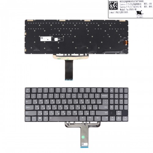 Клавіатура для ноутбука Lenovo Legion Y730-17ICH Y740-17IRH 81HG 81HH 81UG 81UJ, RU, (Gray, RGB-backlight, Original)