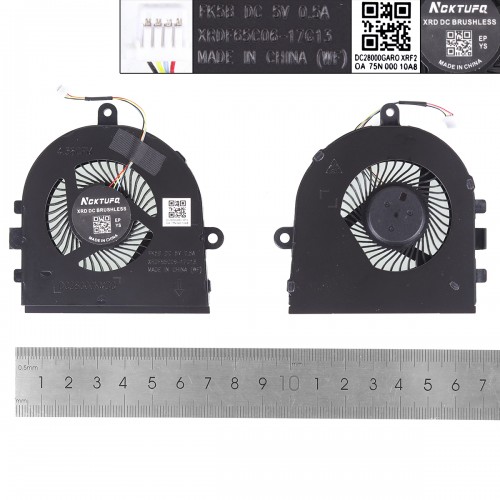 Вентилятор для ноутбука Dell Inspiron/Vostro 3480 3481 3493 5493 Latitude 3490, (0WYGK2, DC28000KLF0, Аналог)