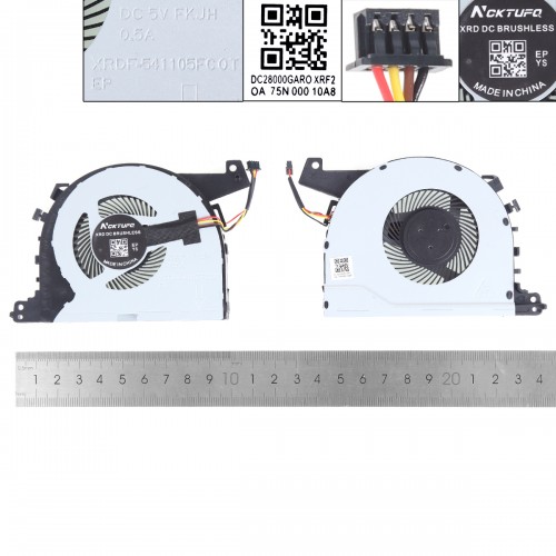 Вентилятор для ноутбука Lenovo Ideapad 330-15ARR Type 81D2, (DC 5V, 5F10R26423, NS85C19-17J07, DC28000DHD0 DTA3, Аналог)