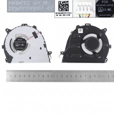 Вентилятор для Lenovo Ideapad 5-14IIL05 81YH 5-14ITL05 82FE, (DC 12V, FM9M DFS2009129G0T, DC28000OXF0, Original)