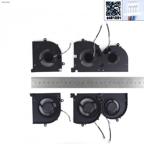 Вентилятори для ноутбука MSI GS75 GP75 MS-17G1 MS-17G2 series (CPU+GPU FAN, BS5005HS-U3I+BS5005HS-U3J, Аналог)